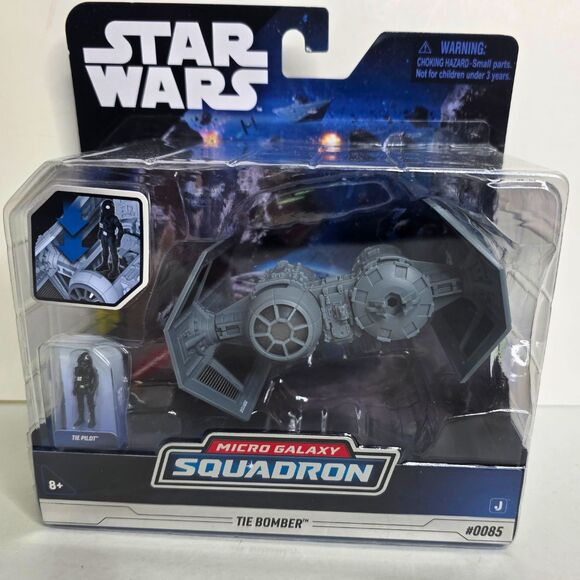 Star Wars Micro Galaxy Squadron TIE BOMBER #0085 - NEW - Picture 2 of 7